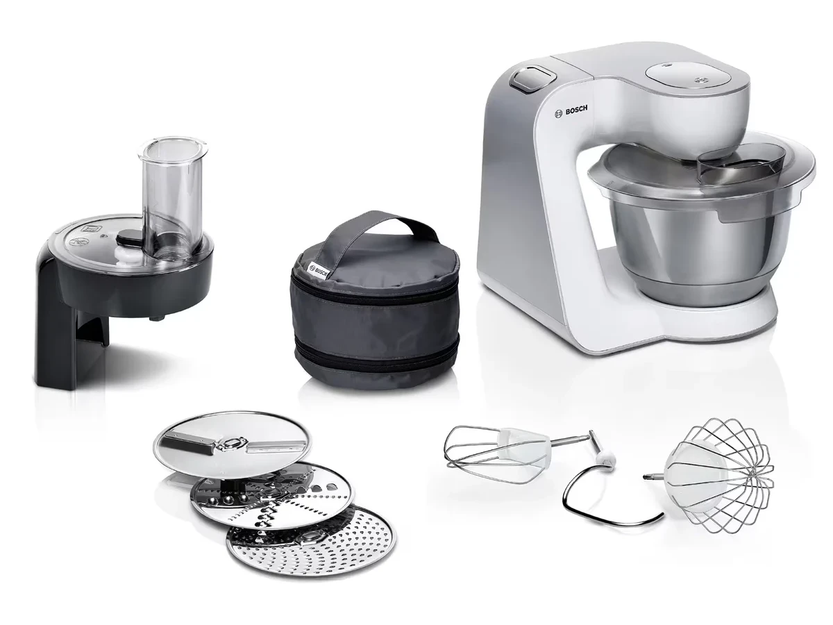 Bosch Serie 4 köksmaskin i vitt och silver